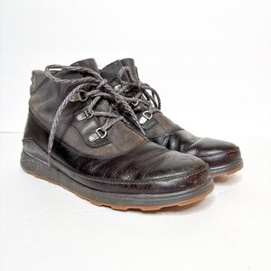 Chaco Ember Leather Boots Size 9.5 Women’s Brown Winter Ankle Waterproof
